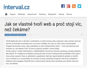 Interval.cz - článek