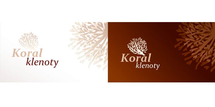 redesign loga Koral Klenoty